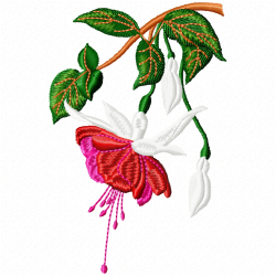 Flowers And Tree Embroidery Design 9 Flowers And Tree Embroidery Design 9